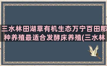 三水林田湖草有机生态万宁百田那种养殖最适合发酵床养殖(三水林田湖是一个)